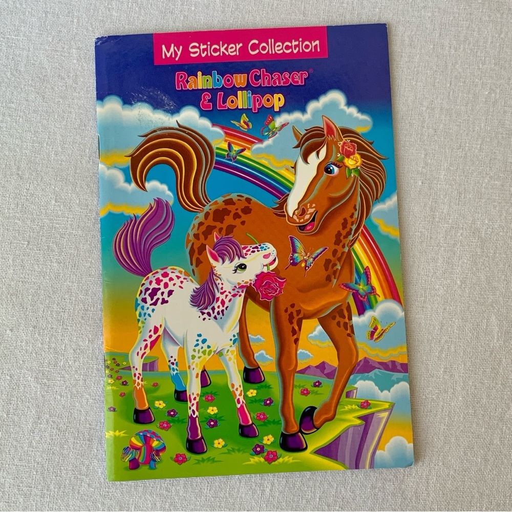 Lisa Frank Y2K 2000s Rainbow Chaser & Lollipop “My Sticker Collection” Album